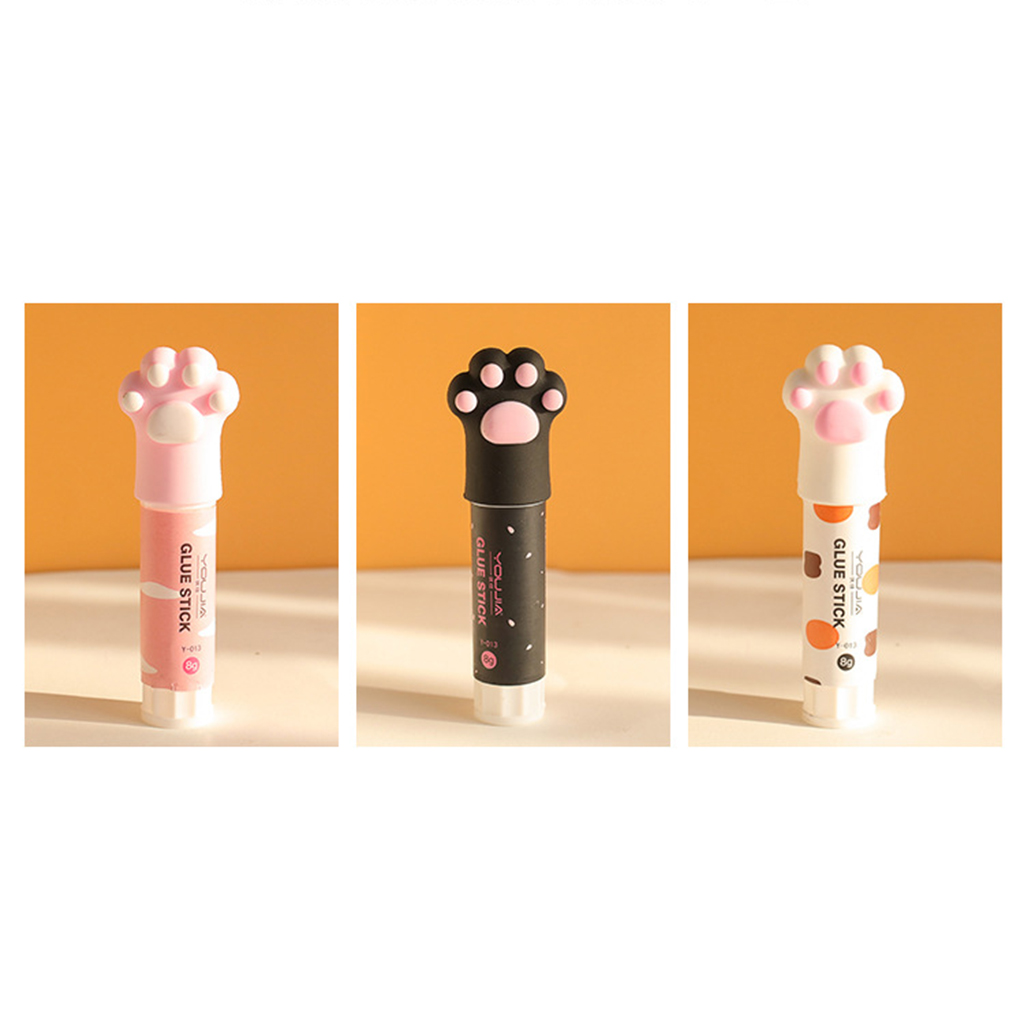 FAIOIN Cute for Cat Claw Quick Stick Solid Glue Kawaii Stick